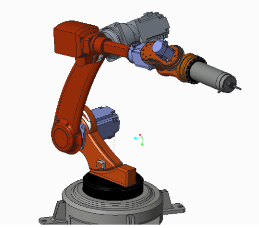 六轴铰接式铣削机器人3D图纸 IGS格式缩略图
